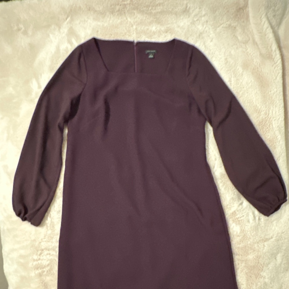 Ann Taylor quarter length dress in plum